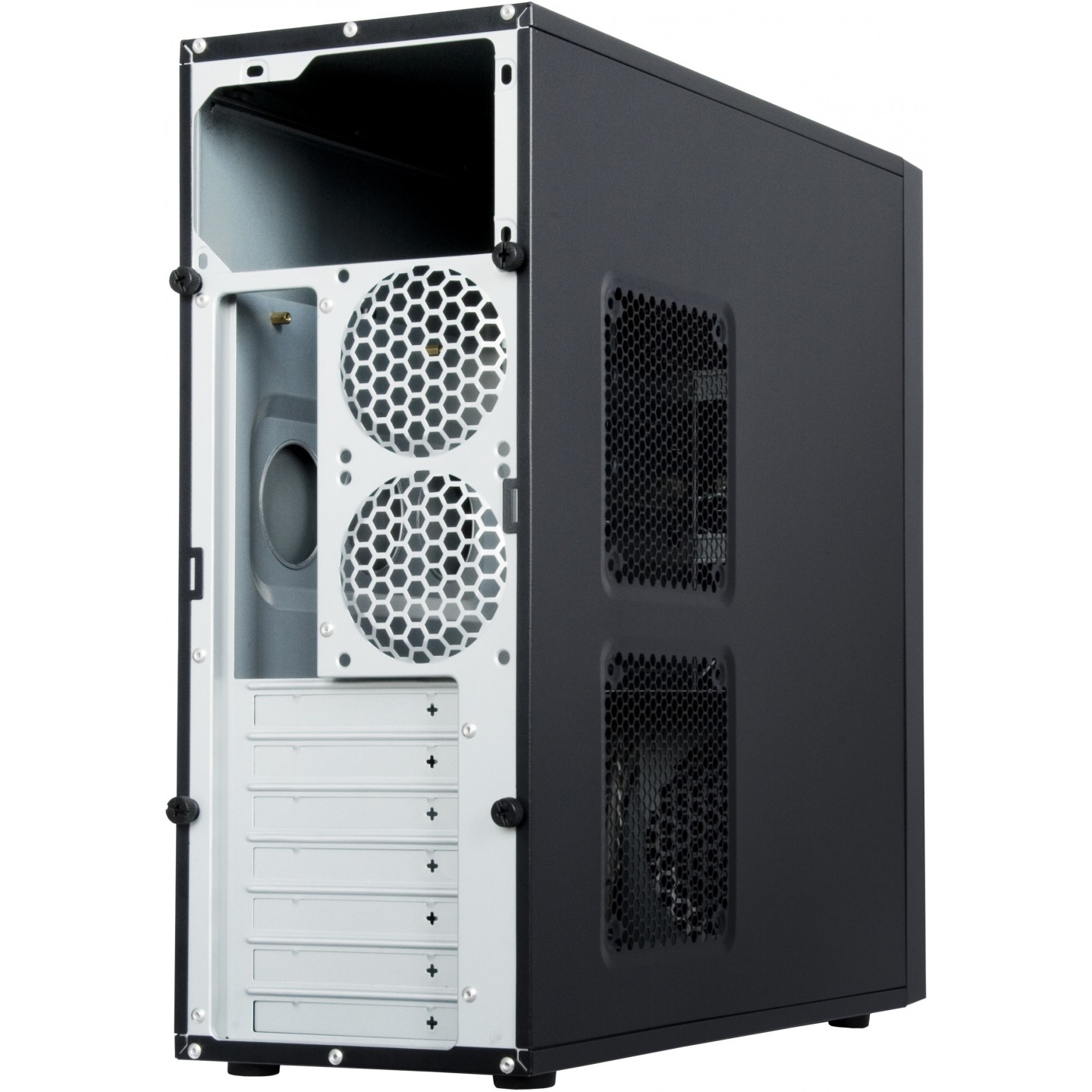 Chieftec Mesh Serie CQ-01B-U3-OP Midi Tower PC Case with Mesh Front Panel - Black (Boxed) — Buy in Cyprus with Fast Delivery
