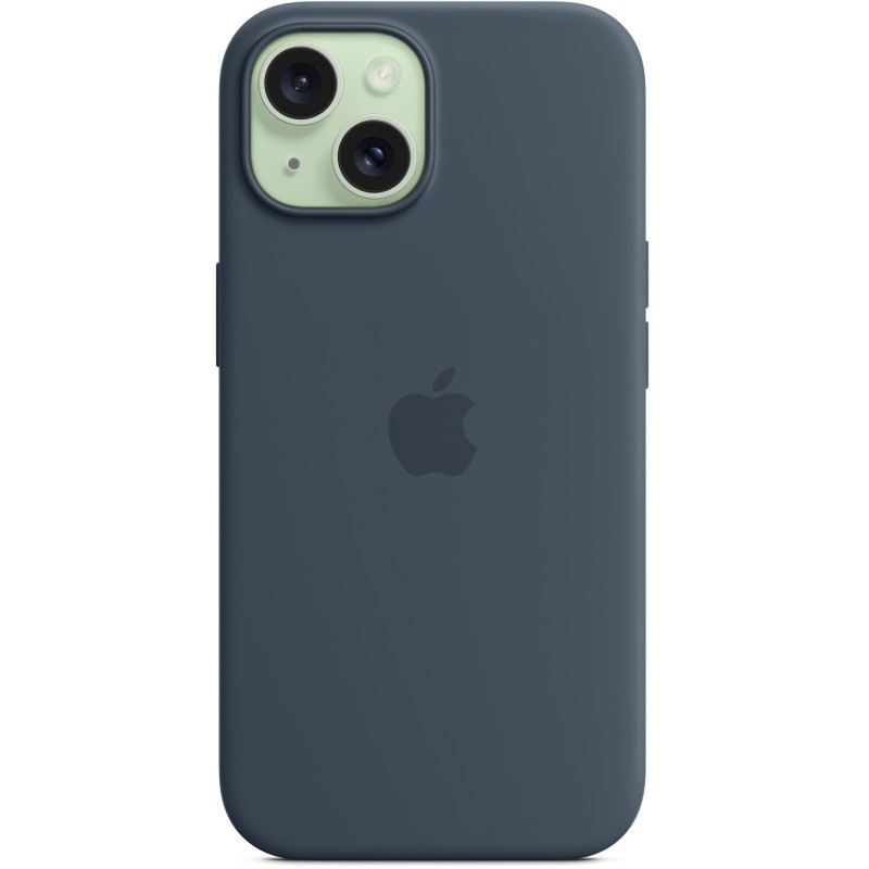 Buy iPhone 15 Silicone Case with MagSafe - Storm Blue in Cyprus, Nicosia, Limassol, Larnaka, Pafos