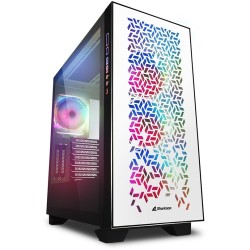 Buy Sharkoon Elite Shark CA300H ATX 2xGlas White - CA300H - White, ATX Mid Tower in Cyprus, Nicosia, Limassol, Larnaka, Pafos