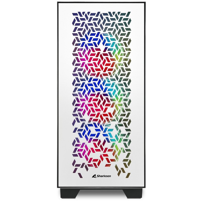Buy Sharkoon Elite Shark CA300H ATX 2xGlas White - CA300H - White, ATX Mid Tower in Cyprus, Nicosia, Limassol, Larnaka, Pafos