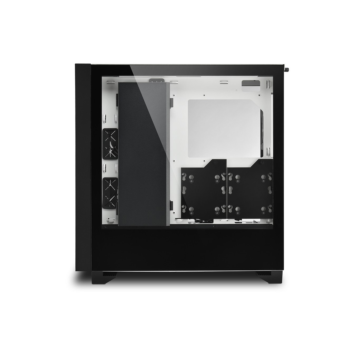 Sharkoon Elite Shark CA300H ATX 2xGlas White - CA300H - White, ATX Mid Tower — Buy in Cyprus with Fast Delivery