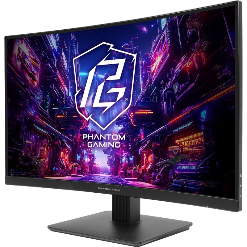 Buy ASRock - PG27QRT1B - 27-inch curved QHD 2560x1440, 180Hz, HDMI/DP in Cyprus, Nicosia, Limassol, Larnaka, Pafos
