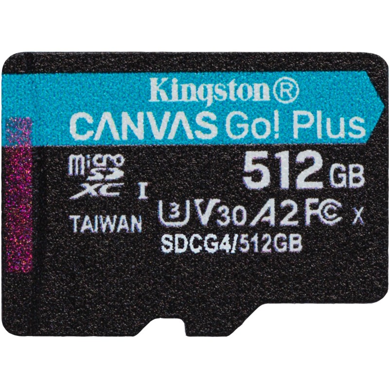 Buy Kingston Canvas Go Plus Gen4 microSDXC - Canvas Go Plus Gen4 - 512GB - U3, V... in Cyprus, Nicosia, Limassol, Larnaka, Pafos