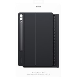 Buy Samsung Book Cover Keyboard for S10+/S9FE+/S9+ - EF-DX825 - Black in Cyprus, Nicosia, Limassol, Larnaka, Pafos