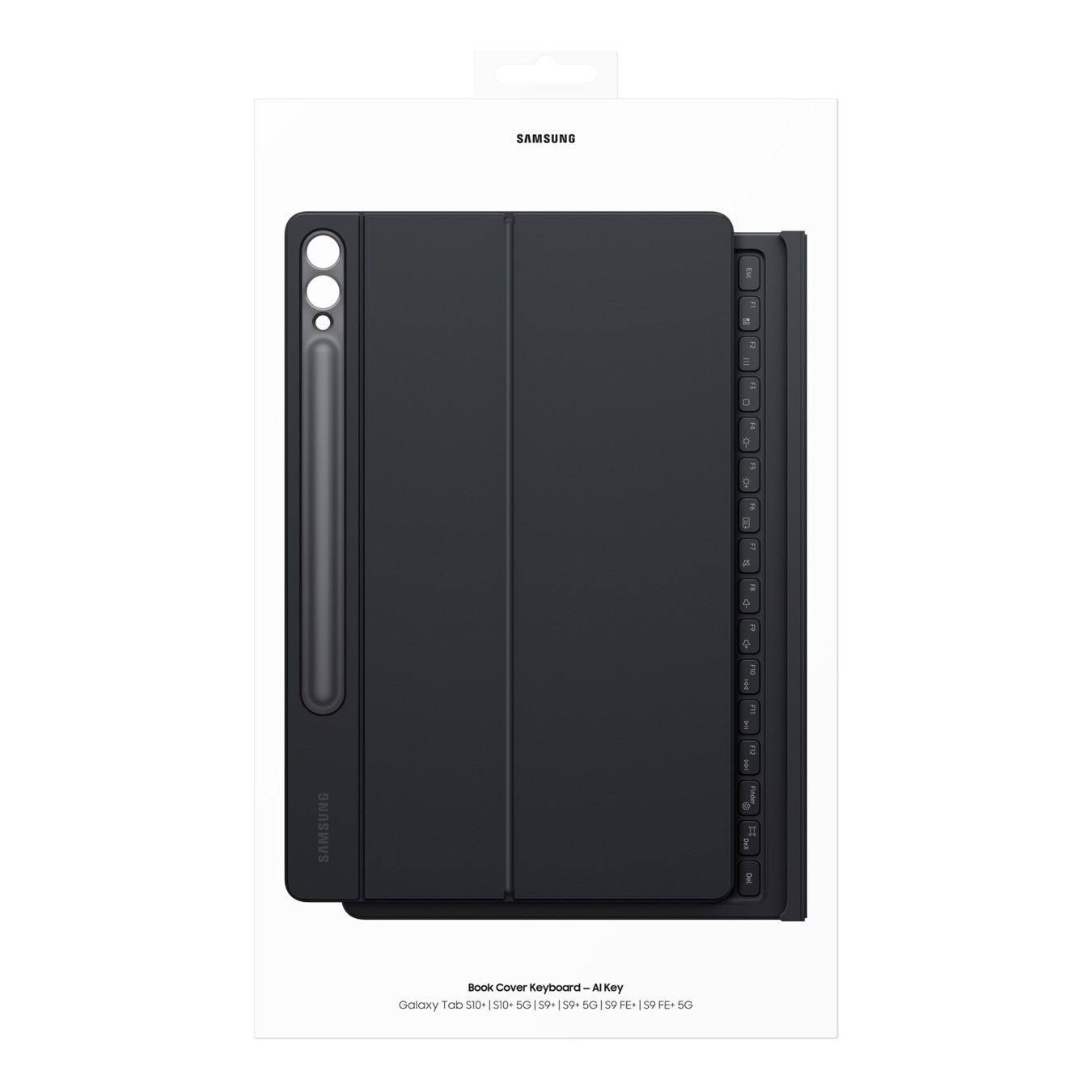 Samsung Book Cover Keyboard for S10+/S9FE+/S9+ - EF-DX825 - Black — Buy in Cyprus with Fast Delivery
