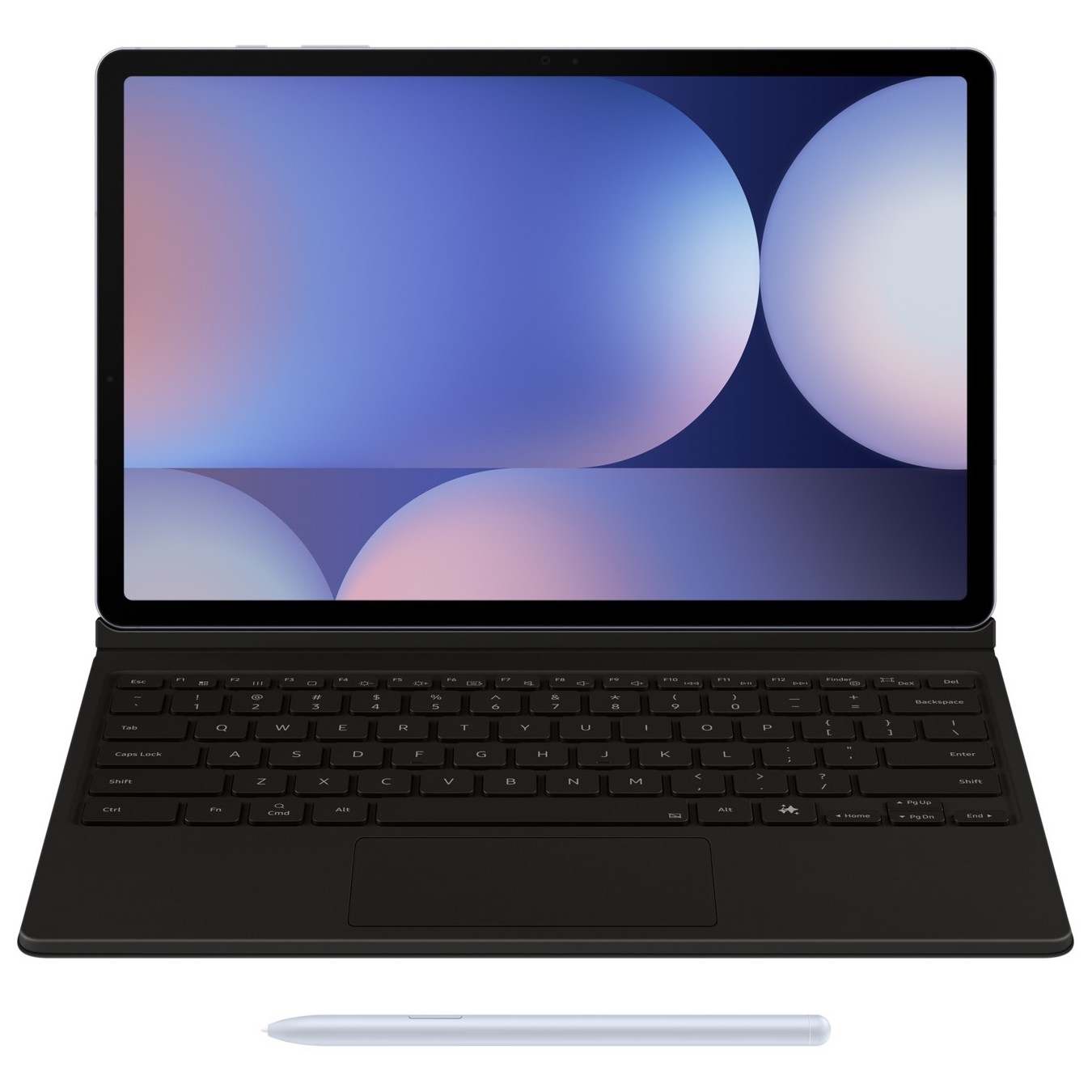 Samsung Book Cover Keyboard for S10+/S9FE+/S9+ - EF-DX825 - Black — Buy in Cyprus with Fast Delivery