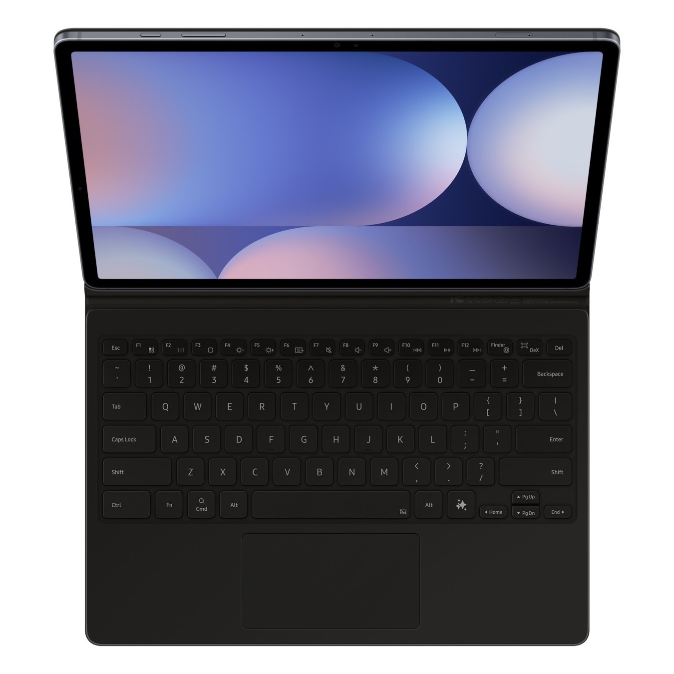 Samsung Book Cover Keyboard for S10+/S9FE+/S9+ - EF-DX825 - Black — Buy in Cyprus with Fast Delivery