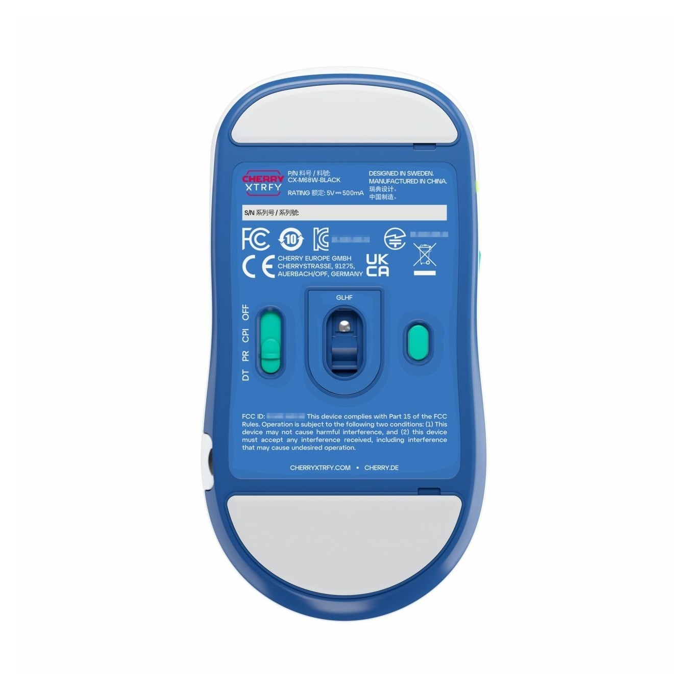 CHERRY XTRFY M68 Wireless Mouse - M68 - White — Buy in Cyprus with Fast Delivery