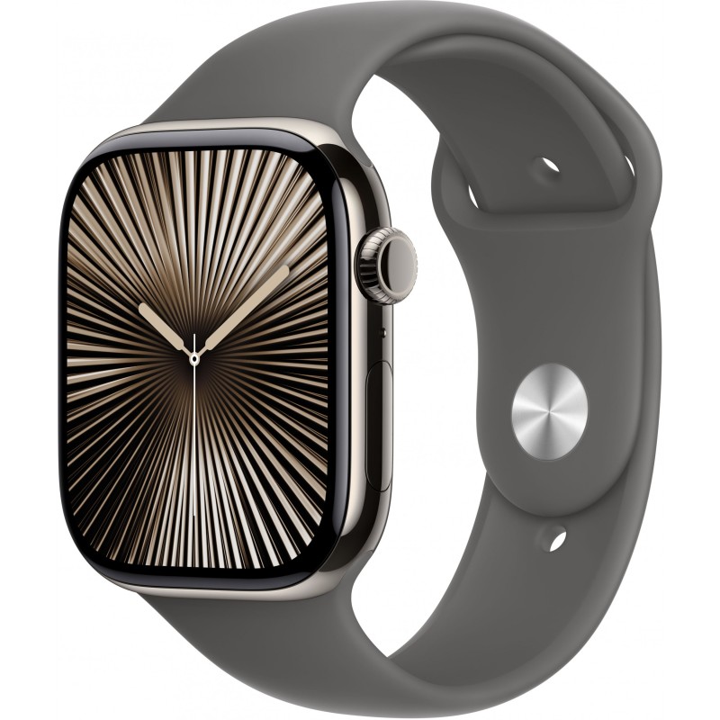Buy APPLE Watch Series 10 GPS + Cellular 46mm Natural Titanium Case with Stone G... in Cyprus, Nicosia, Limassol, Larnaka, Pafos