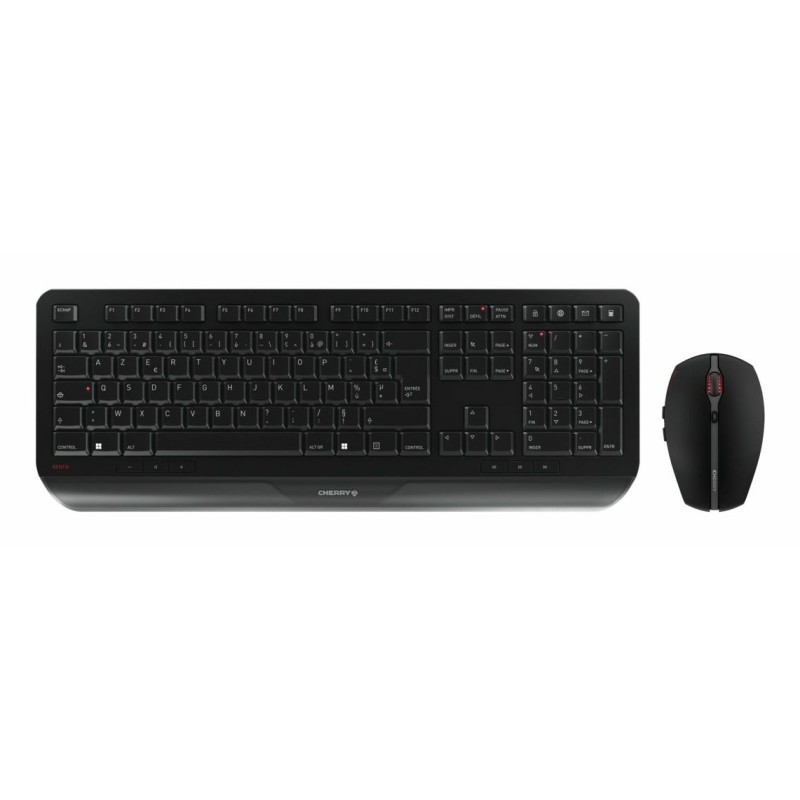 Buy Cherry Desktop GENTIX - Wireless Black French layout - Black FR keyboard in Cyprus, Nicosia, Limassol, Larnaka, Pafos