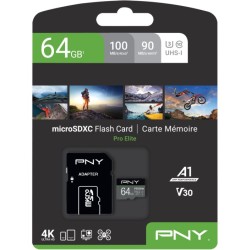 Buy CARD 64GB PNY PRO Elite MicroXC 100MB/s - PNY PRO Elite MicroXC - microSD ca... in Cyprus, Nicosia, Limassol, Larnaka, Pafos