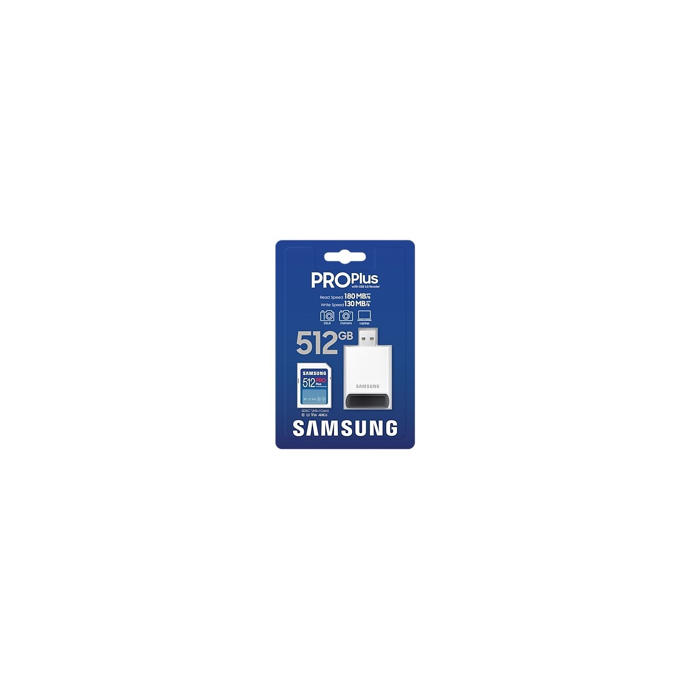 Samsung XC PRO Plus 512GB microSDXC Card - XC PRO Plus - 512GB, Class 10, UHS-I — Buy in Cyprus with Fast Delivery