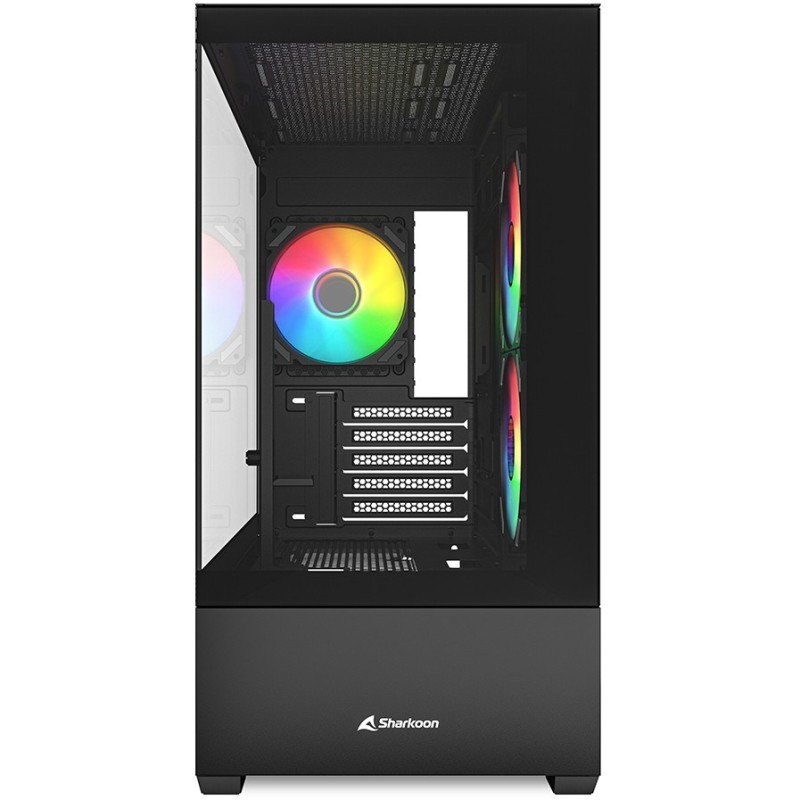 Buy Sharkoon MK6 RGB Micro-ATX 1xGlas Black - MK6 RGB - Black Glass Panel in Cyprus, Nicosia, Limassol, Larnaka, Pafos