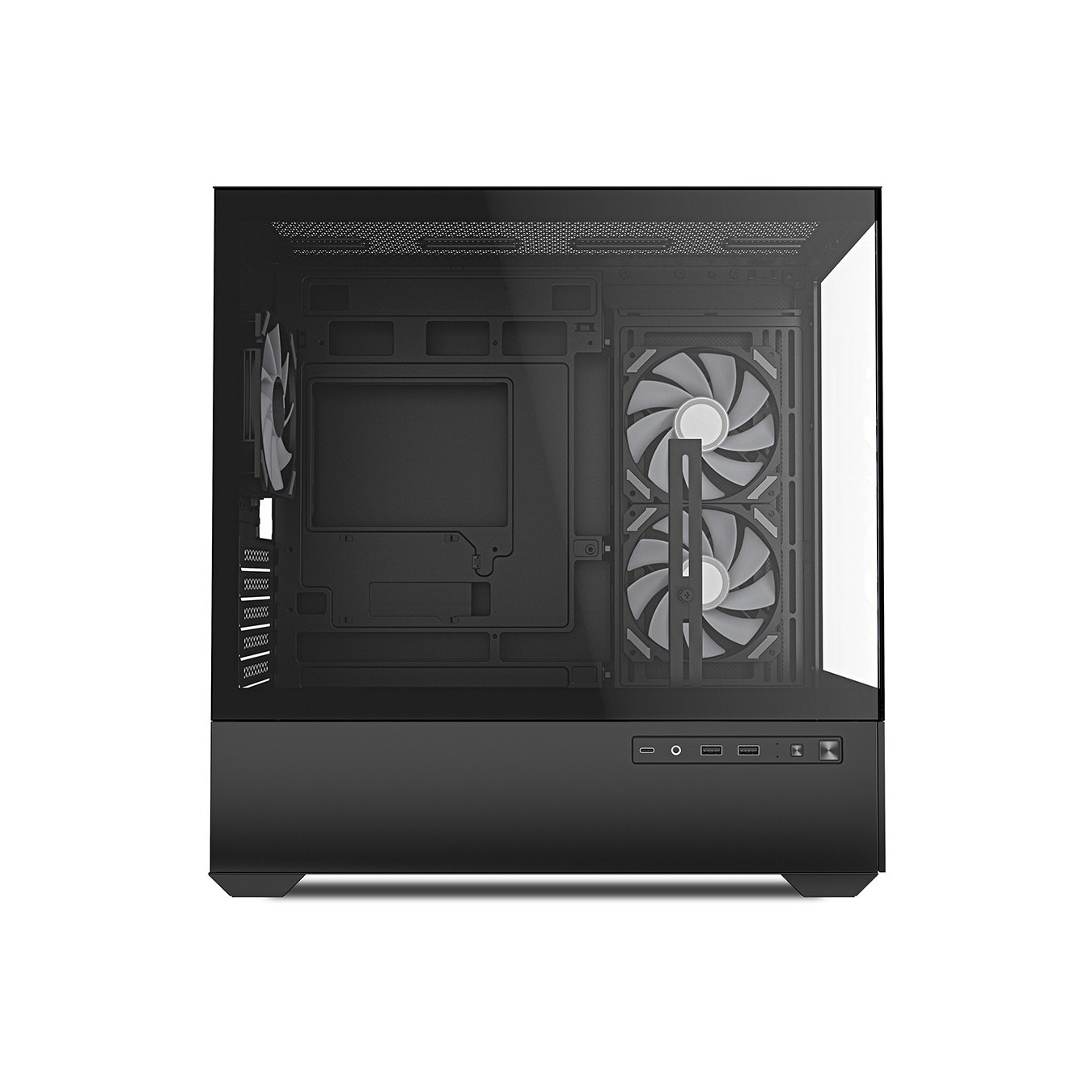 Sharkoon MK6 RGB Micro-ATX 1xGlas Black - MK6 RGB - Black Glass Panel — Buy in Cyprus with Fast Delivery