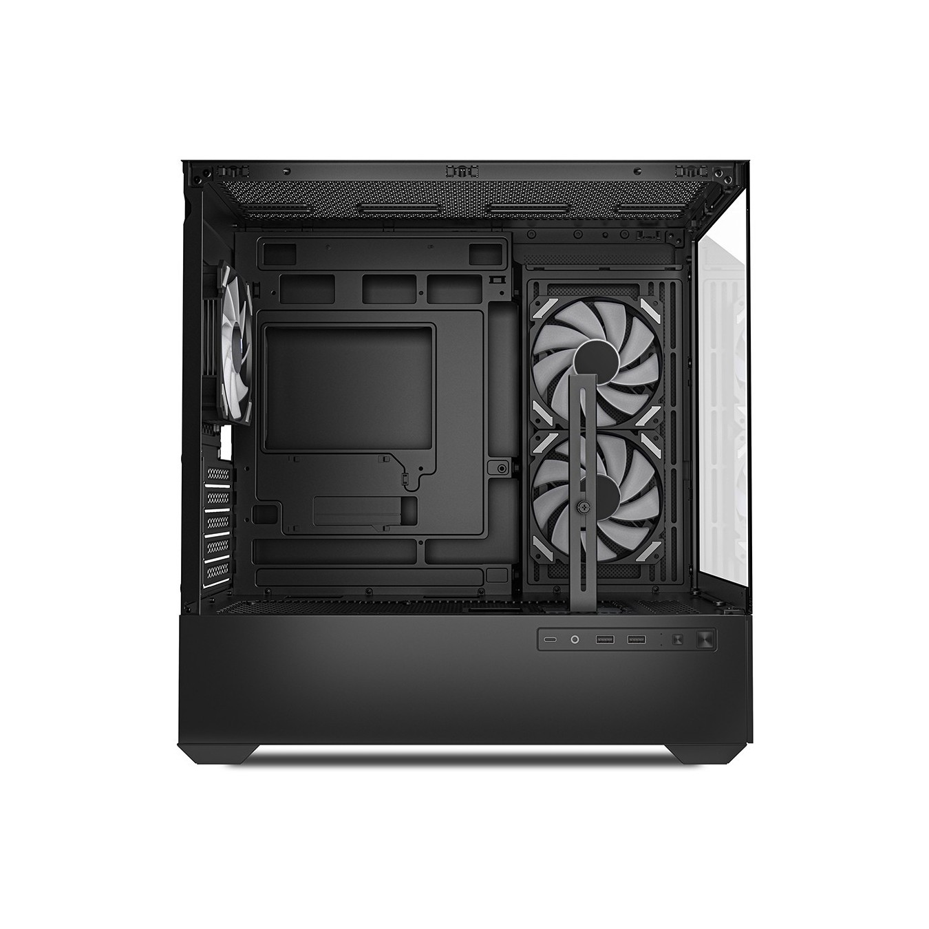 Sharkoon MK6 RGB Micro-ATX 1xGlas Black - MK6 RGB - Black Glass Panel — Buy in Cyprus with Fast Delivery
