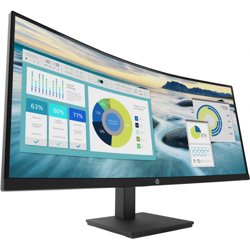 Buy HP P34hc G4 - 34-inch UWQHD Curved Monitor, 3440x1440, 5ms, 60Hz, HDMI/DP/US... in Cyprus, Nicosia, Limassol, Larnaka, Pafos