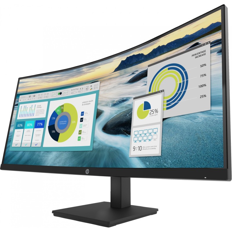 Buy HP P34hc G4 - 34-inch UWQHD Curved Monitor, 3440x1440, 5ms, 60Hz, HDMI/DP/US... in Cyprus, Nicosia, Limassol, Larnaka, Pafos