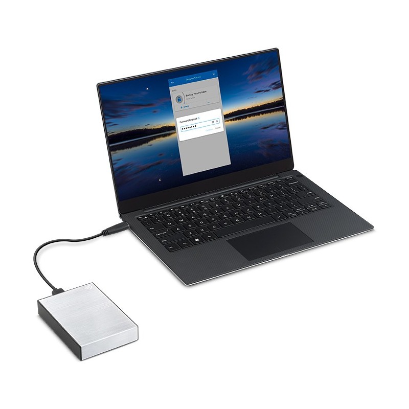 Buy SEAGATE One Touch 1TB External HDD - Portable, Password Protection, Silver in Cyprus, Nicosia, Limassol, Larnaka, Pafos