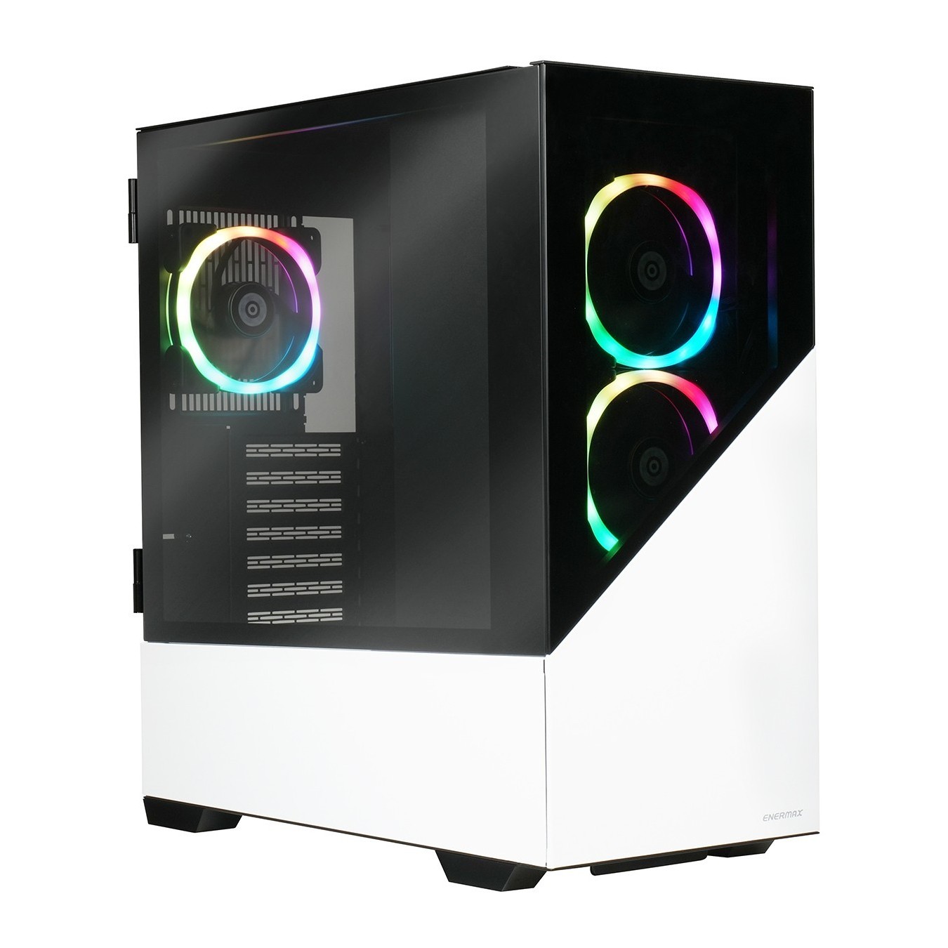 Enermax ENERMAXK8 ARGB Midi Case - ENERMAXK8 - Snow White/Black, ARGB, Mid Tower — Buy in Cyprus with Fast Delivery