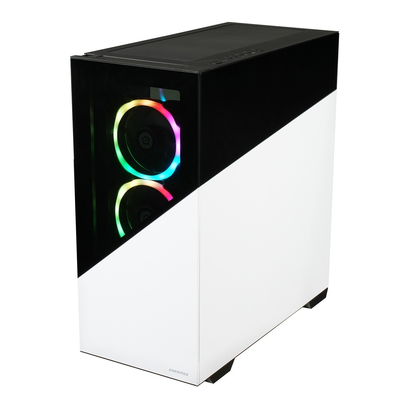 Enermax ENERMAXK8 ARGB Midi Case - ENERMAXK8 - Snow White/Black, ARGB, Mid Tower — Buy in Cyprus with Fast Delivery