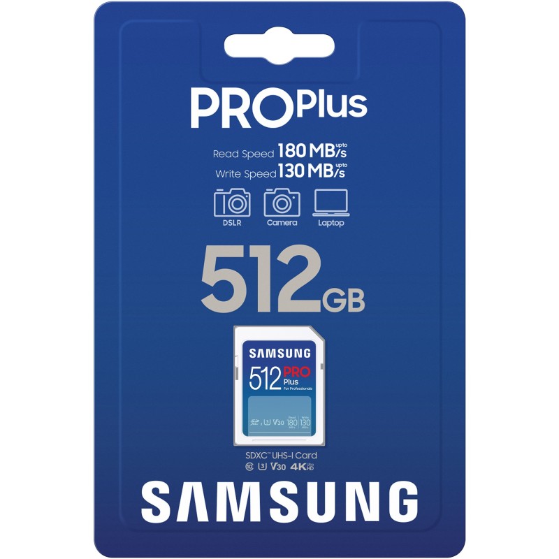 Buy Samsung XC PRO Plus 512GB Card - XC PRO Plus - SD CL10 (2023) Retail in Cyprus, Nicosia, Limassol, Larnaka, Pafos