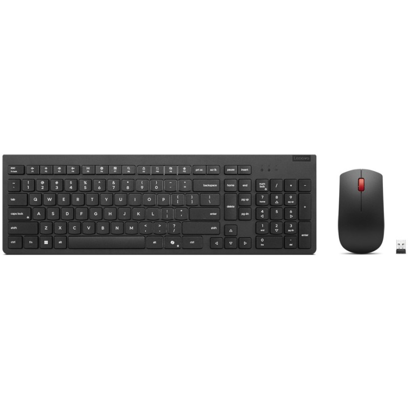 Buy Lenovo Essential Wireless Combo Keyboard & Mouse - Gen2 - Black-German in Cyprus, Nicosia, Limassol, Larnaka, Pafos