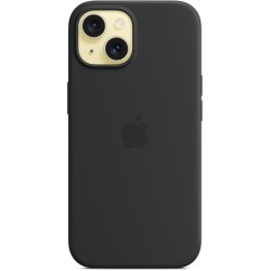 Buy Apple iPhone 15 Silicone Case with MagSafe - Black in Cyprus, Nicosia, Limassol, Larnaka, Pafos