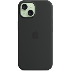 Buy Apple iPhone 15 Silicone Case with MagSafe - Black in Cyprus, Nicosia, Limassol, Larnaka, Pafos