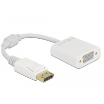 DELOCK DisplayPort 1.2 to VGA Adapter - Passive, White — Buy in Cyprus with Fast Delivery