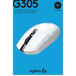 Buy Logitech G305 Gaming Mouse Wireless white - G305 - Ambidextrous, 12k DPI, 2.... in Cyprus, Nicosia, Limassol, Larnaka, Pafos