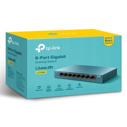 Buy 8P TP-LINK LiteWave LS108G - LS108G - Unmanaged, Fanless, 8x Gigabit in Cyprus, Nicosia, Limassol, Larnaka, Pafos