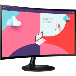 Samsung 27-inch C27F364EAU Full HD Curved Monitor - 1080p 75Hz 4ms VA - Black (Boxed) — Buy in Cyprus with Fast Delivery
