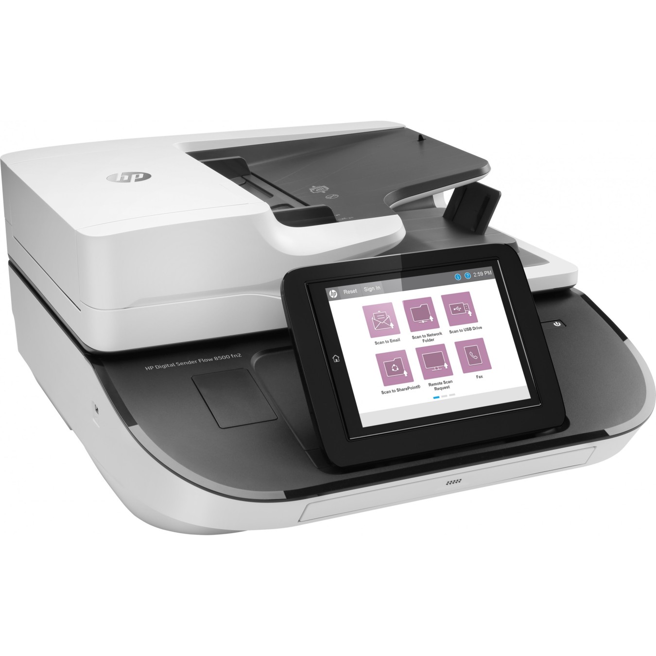 HP Digital Sender Flow 8500fn2 Document Scanner - 8500fn2 - Sheet-fed, Ethernet connectivity