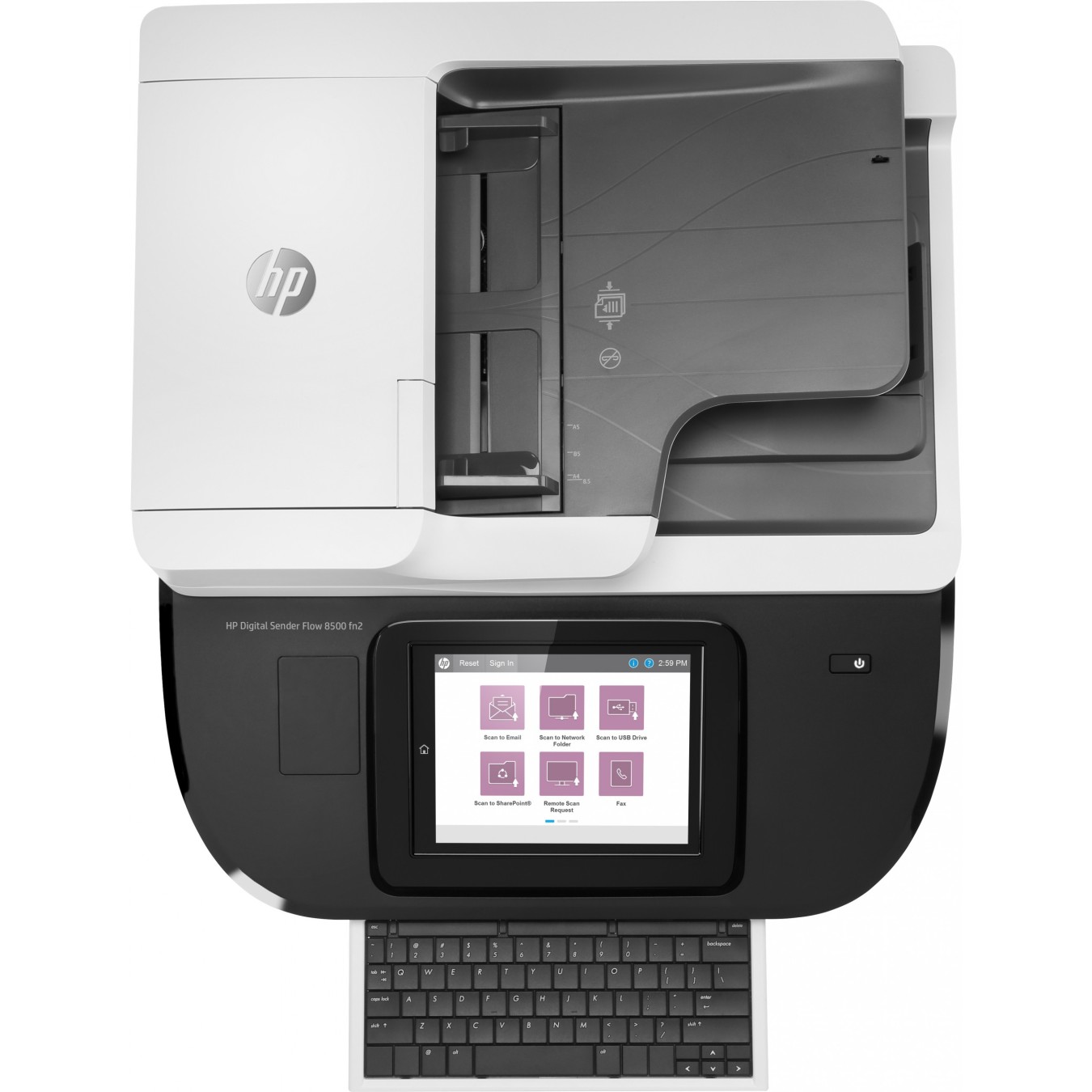 HP Digital Sender Flow 8500fn2 Document Scanner - 8500fn2 - Sheet-fed, Ethernet connectivity