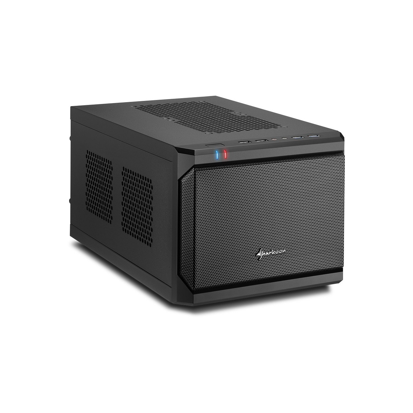 Sharkoon QB One Mini-ITX PC Case - QB One - Black, USB 2.0/3.0 — Buy in Cyprus with Fast Delivery