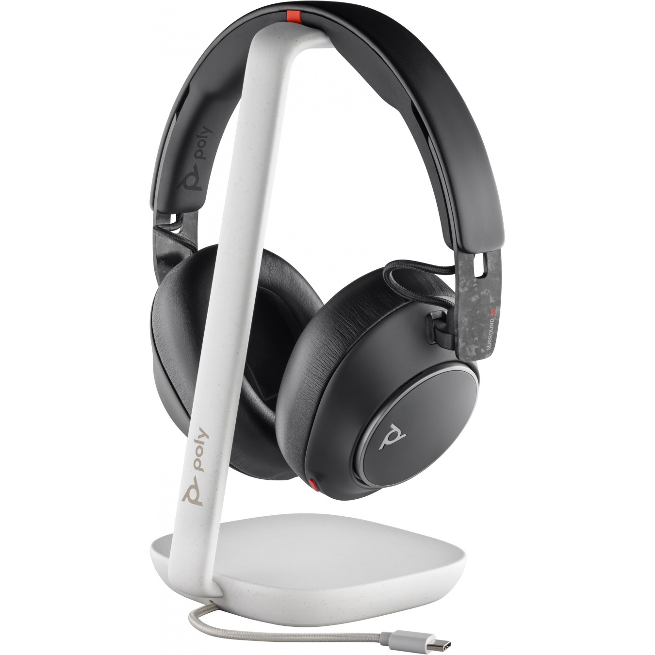 HP Poly Bluetooth Headset Voyager Surround 85 USB-C A - Voyager Surround 85, USB-C & Bluetooth
