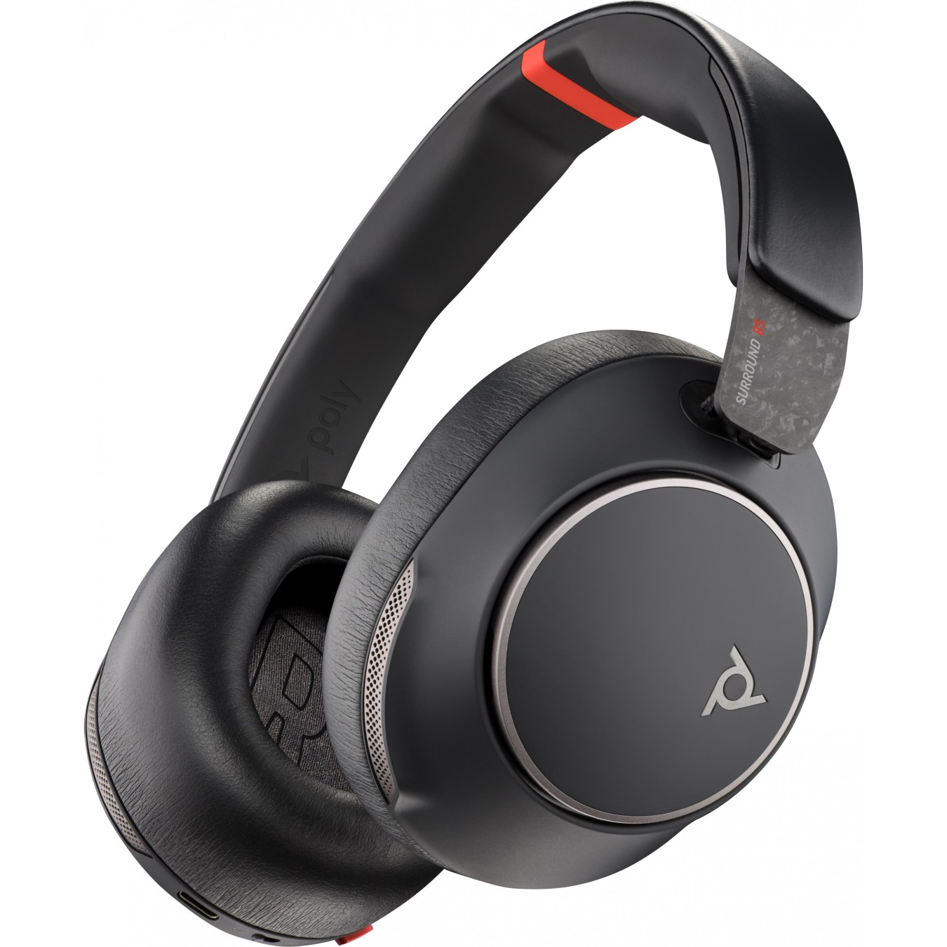 HP Poly Bluetooth Headset Voyager Surround 85 USB-C A - Voyager Surround 85, USB-C & Bluetooth