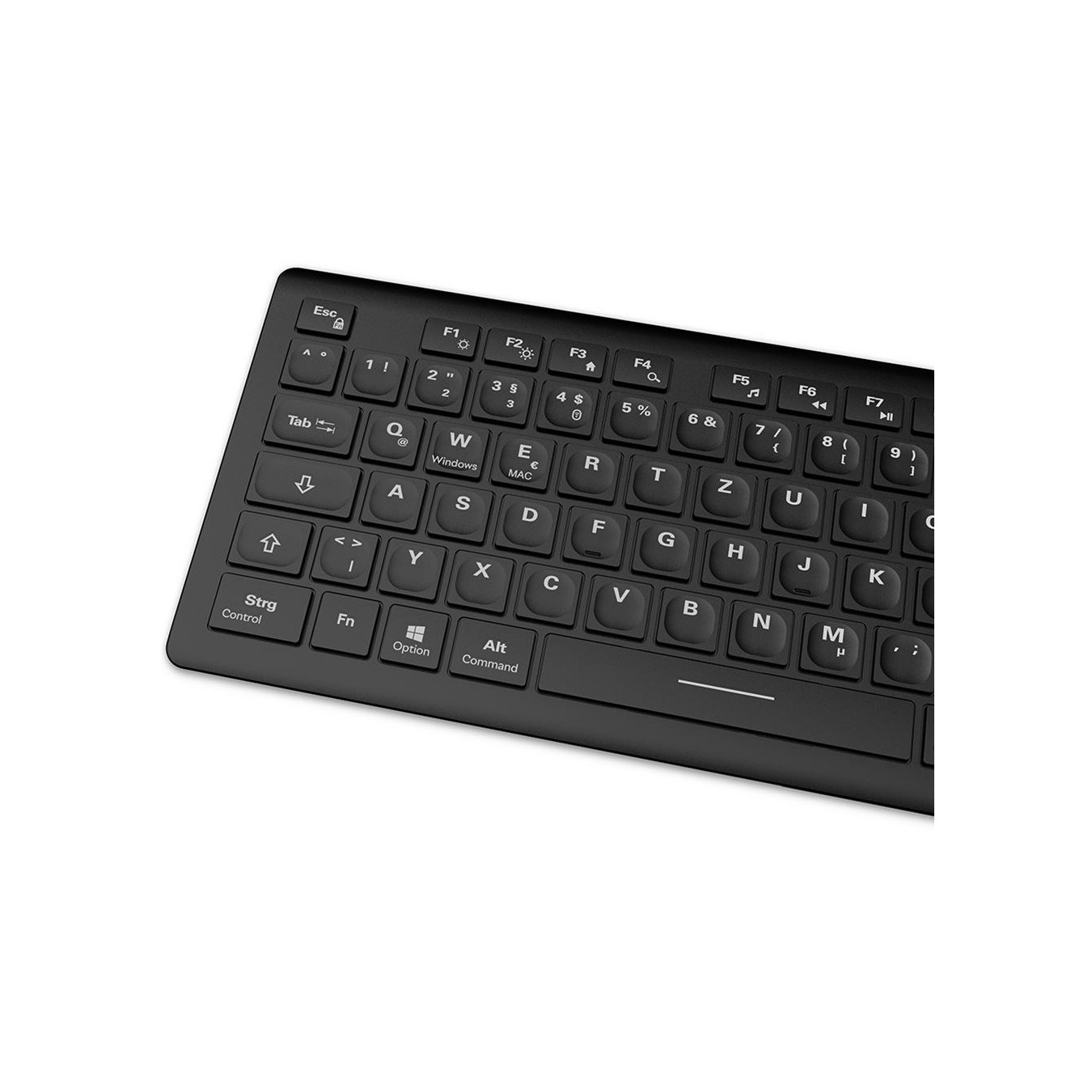 Sharkoon OfficePal - K30W - DE Layout, Rubberdome, Black — Buy in Cyprus with Fast Delivery