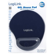 LogiLink Silicone Gel Wrist Rest Mouse Pad - Blue — Buy in Cyprus with Fast Delivery