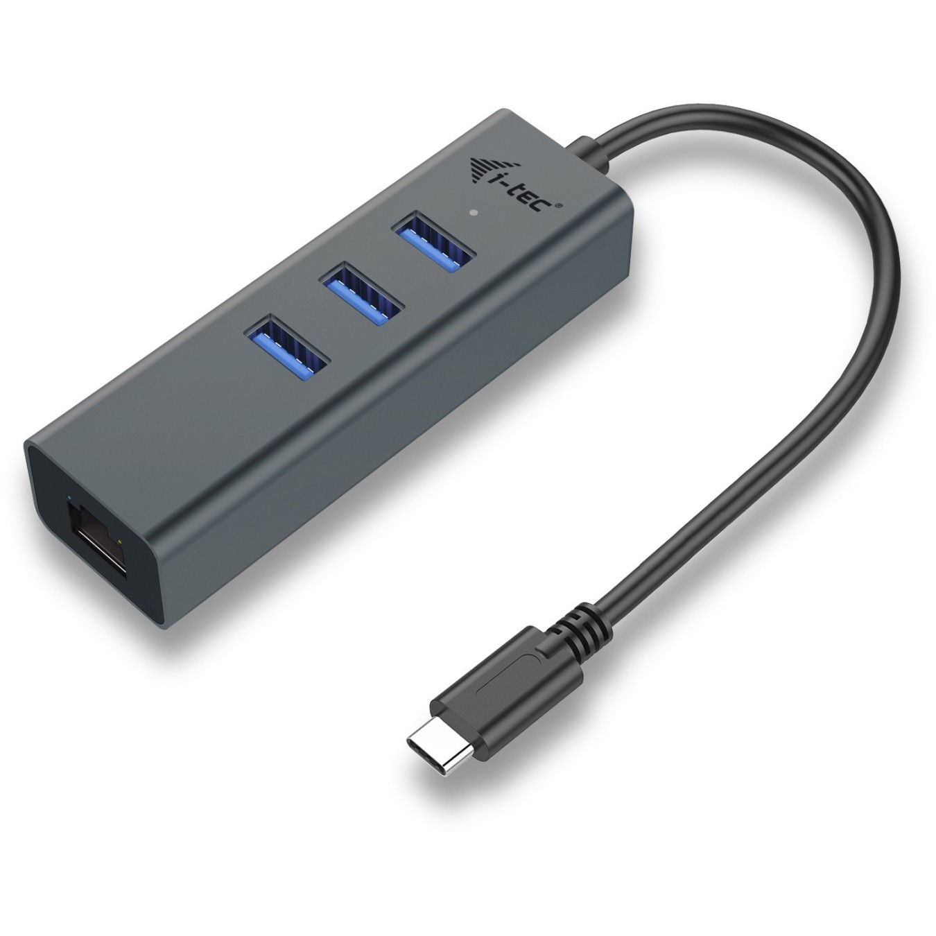 D I-TEC USB-C 3-Port Hub + GLAN — Buy in Cyprus with Fast Delivery