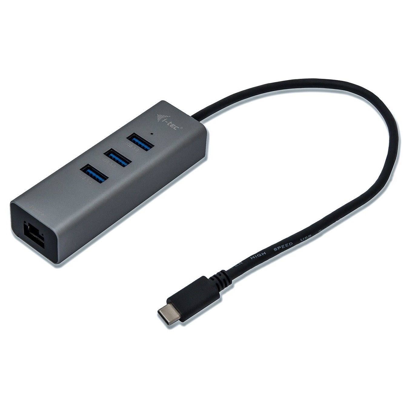 D I-TEC USB-C 3-Port Hub + GLAN — Buy in Cyprus with Fast Delivery