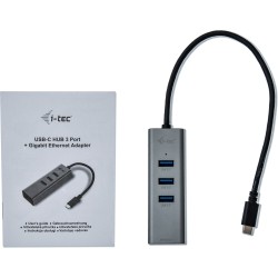 Buy D I-TEC USB-C 3-Port Hub + GLAN in Cyprus, Nicosia, Limassol, Larnaka, Pafos