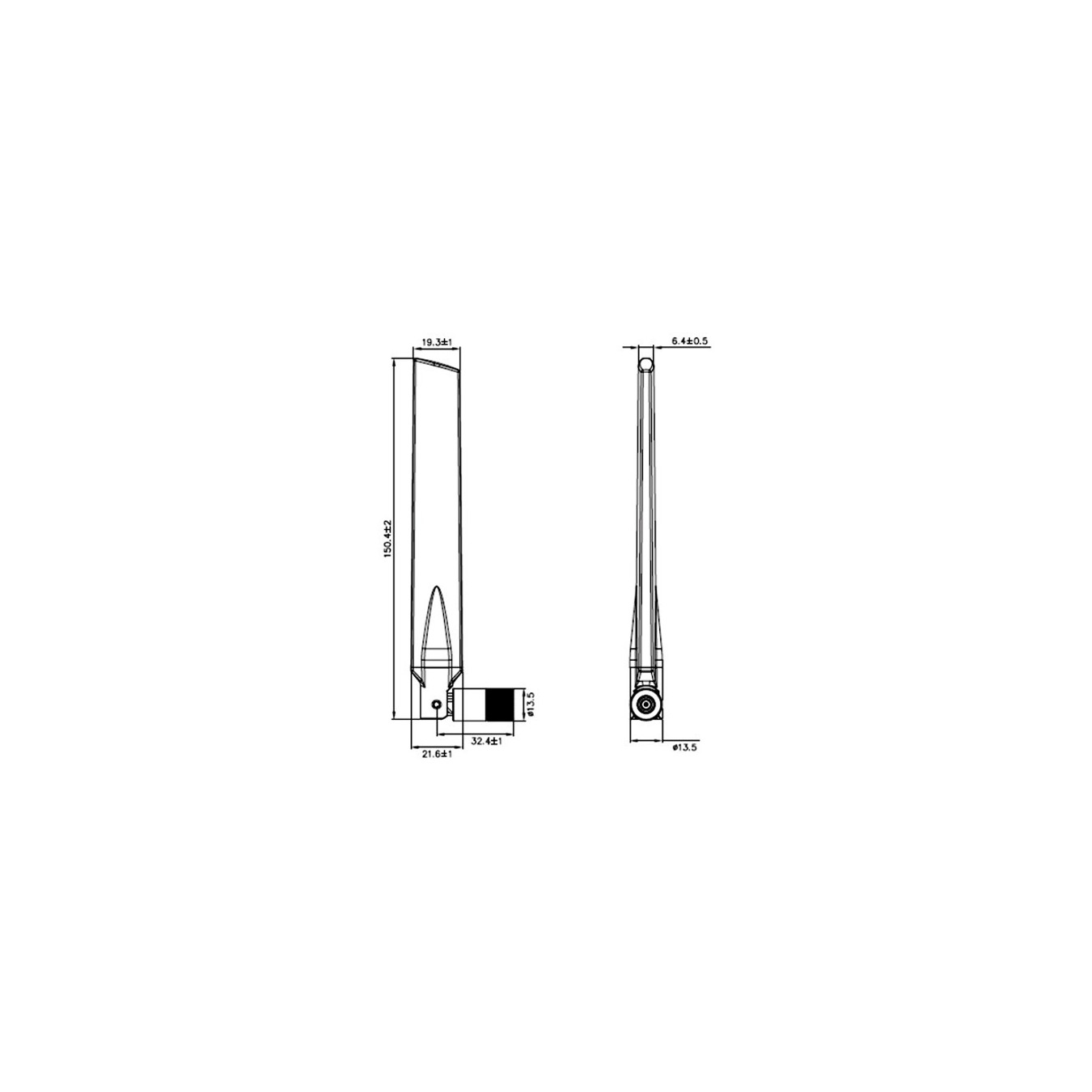 DELOCK WLAN RP-SMA Antenna 802.11ac/a/b/g/n Omni-Directional - Black, 3-5 dBi — Buy in Cyprus with Fast Delivery