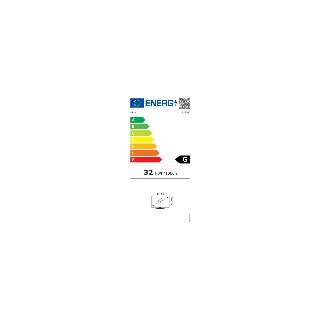 Dell UltraSharp UP2720Q - UP2720Q - 27-inch 3810x2160 IPS, Pivot, DisplayPort, HDMI, VESA, Black