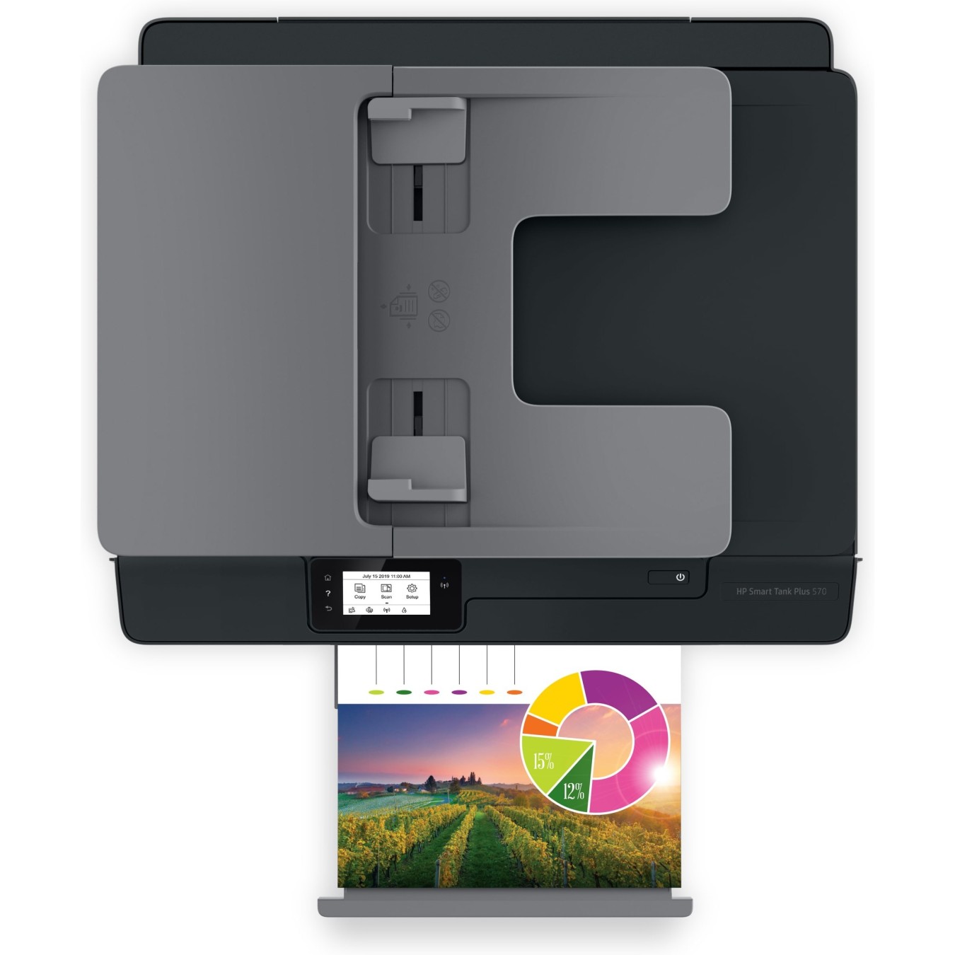 HP Smart Tank Plus 570 All-in-One Inkjet Printer - 570 - Color, A4, Wi-Fi — Buy in Cyprus with Fast Delivery