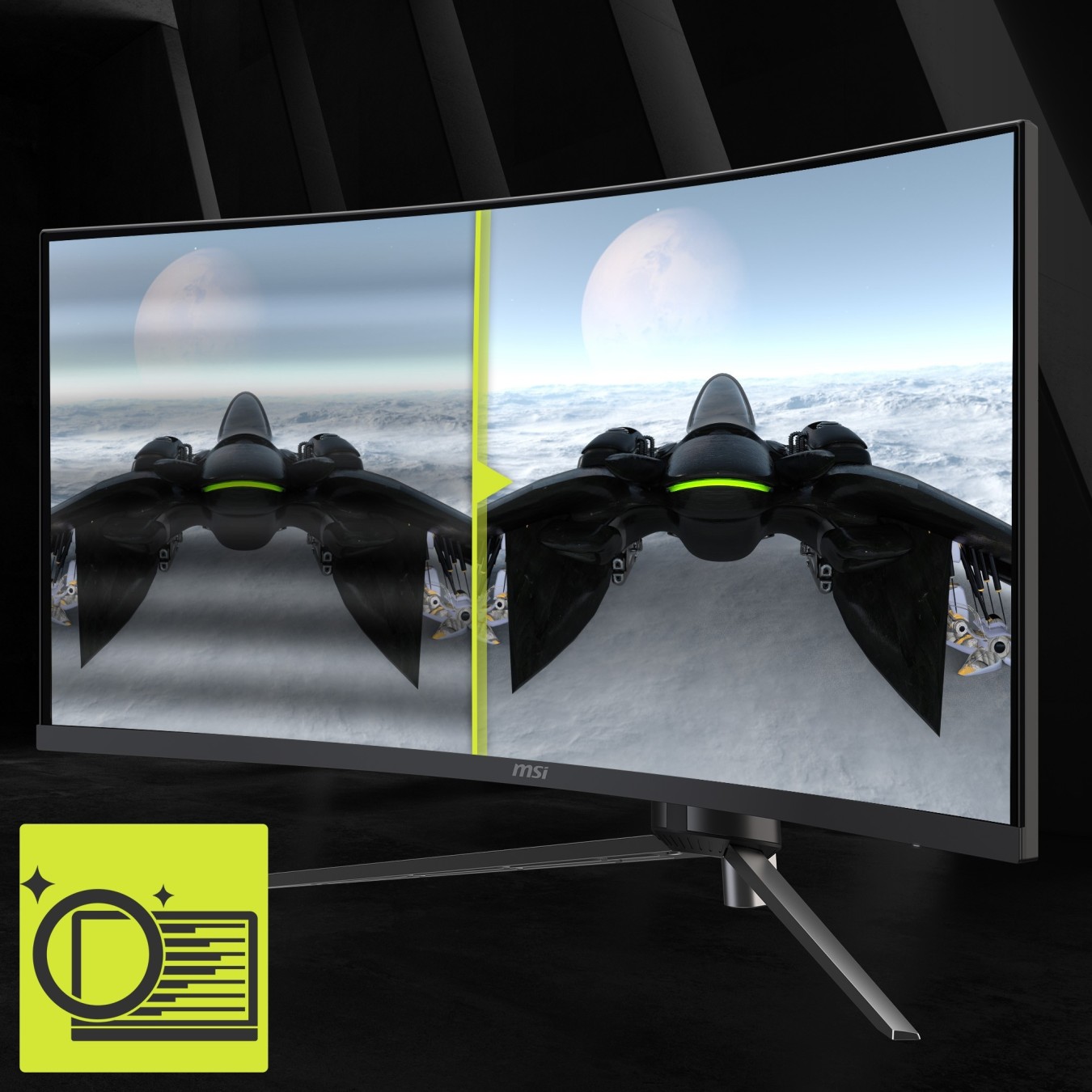 MSI MAG 345CQRDE - 34-inch UWQHD 3440x1440, 180Hz Curved Ultrawide Monitor — Buy in Cyprus with Fast Delivery