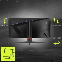 Buy MSI MAG 345CQRDE - 34-inch UWQHD 3440x1440, 180Hz Curved Ultrawide Monitor in Cyprus, Nicosia, Limassol, Larnaka, Pafos