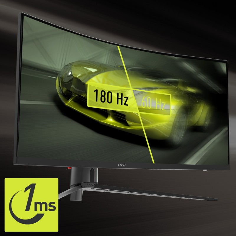 Buy MSI MAG 345CQRDE - 34-inch UWQHD 3440x1440, 180Hz Curved Ultrawide Monitor in Cyprus, Nicosia, Limassol, Larnaka, Pafos
