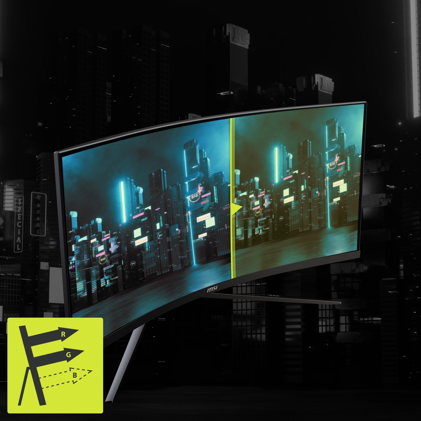 MSI MAG 345CQRDE - 34-inch UWQHD 3440x1440, 180Hz Curved Ultrawide Monitor — Buy in Cyprus with Fast Delivery