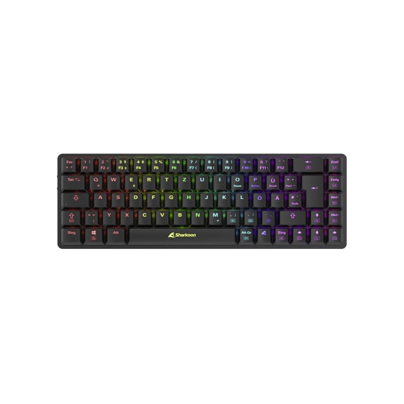 Buy Sharkoon PureWriter Gaming Keyboard - W65 - Black-Red DE layout, 65% in Cyprus, Nicosia, Limassol, Larnaka, Pafos